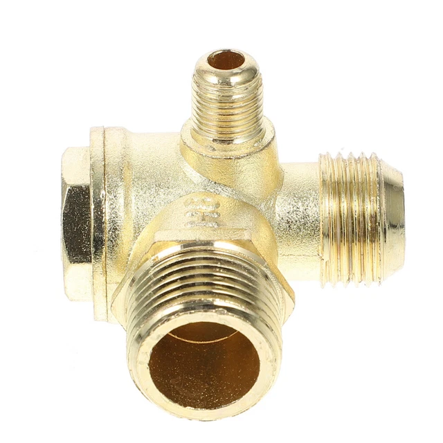 EFUTURETIME Clapets Anti-Retour Pneumatiques - Lot De 3 En Acier Inoxydable Pour Tuyaux 8 Mm