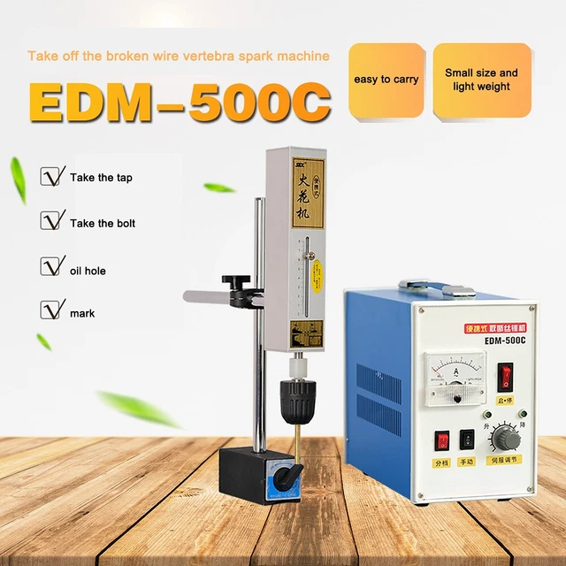 Portable EDM Take Off Tap Machine Breaker Tap Breaker Punching Machine EDM-500C