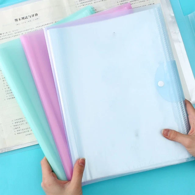 20 Pockets File Bag Insert Page Test Paper Organizer  School Office