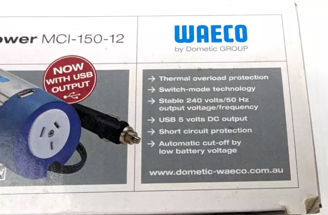 Waeco Dometic Perfect Power MCI-150-12 Inverter with USB Output 3