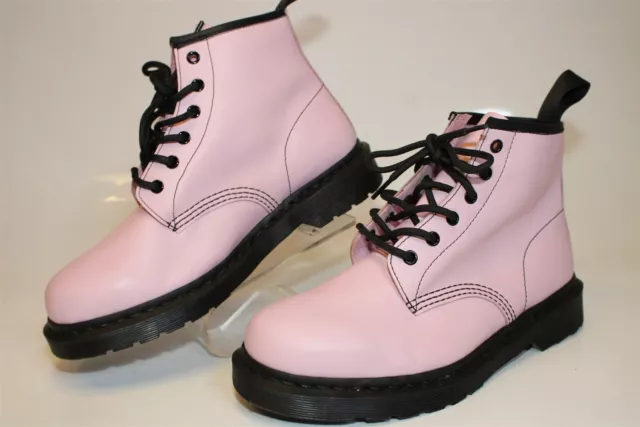 Dr. Martens Womens 10 Mens 9 Pink Leather Lace Up Chukka Ankle Boots