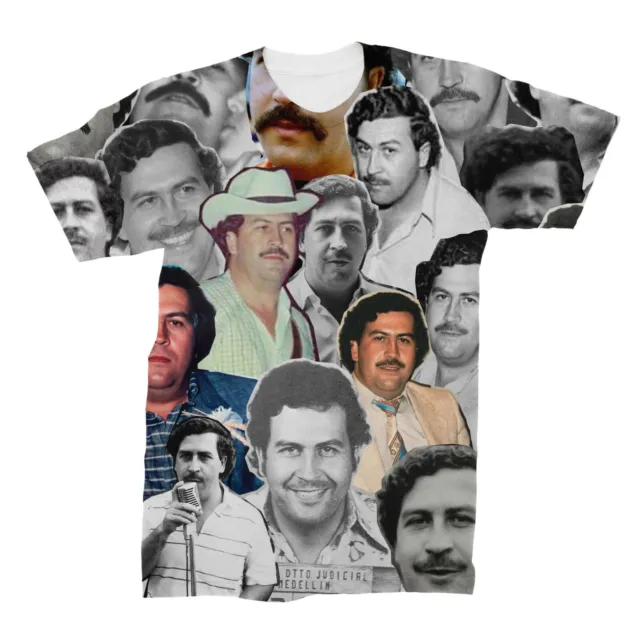 Pablo Escobar Photo Collage T-Shirt