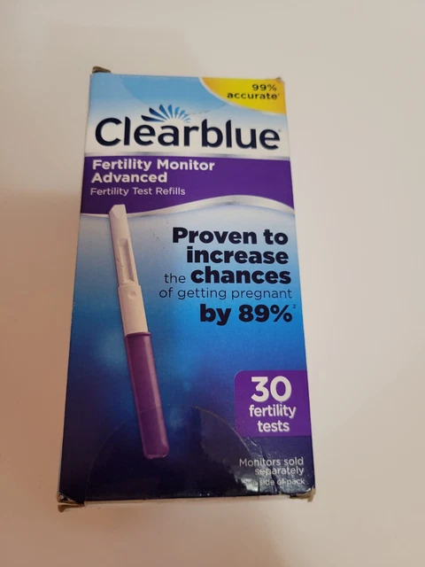 Nuevo monitor de fertilidad Clearblue varillas de prueba 30 cuentas exp. 31/12/2024