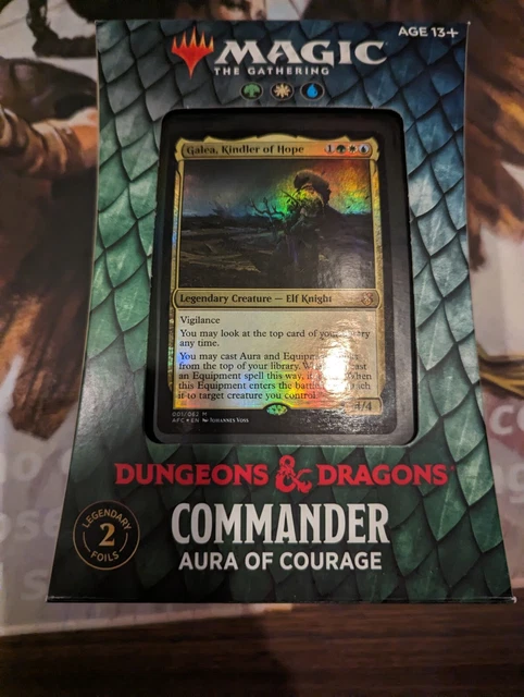 MTG DUNGEONS & Dragons Commander Deck - Aura of Courage - Scellé