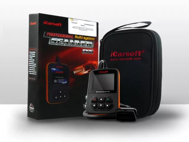 Original Icarsoft i906 OBD Tiefen-Diagnose Moteur Transmission ABS Airbag pour