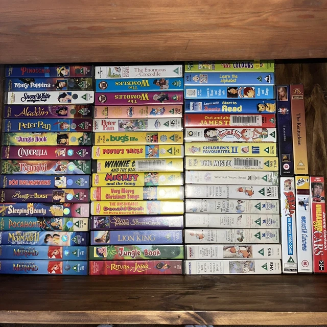 DISNEY VHS TAPES! Over 100 Disney VHS Tapes! 50 For All £3.46