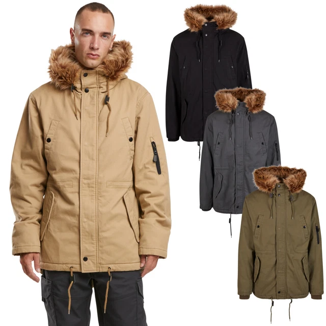 Veste Parka Homme Chasse/randonnée Mustang - Taille XL, Vert Armée, Très Chaude Avec De Nombreuses Poches