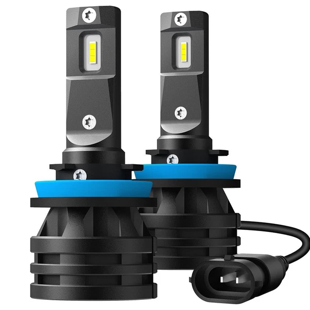 H11 H8 H9 LED Headlight White Light Kit Low Beam Bulbs 6000K 12000LM Noiseless
