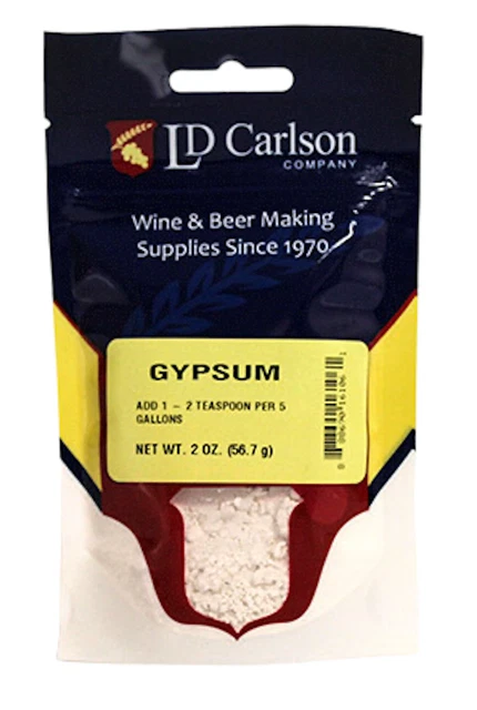 Cerveza casera de tratamiento de agua de yeso LD Carlson - 2 oz