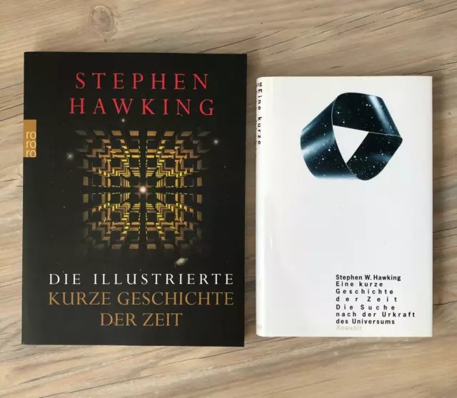 Stephen W. Hawking - die kurze Geschichte der Zeit als HC und Illustration NEU
