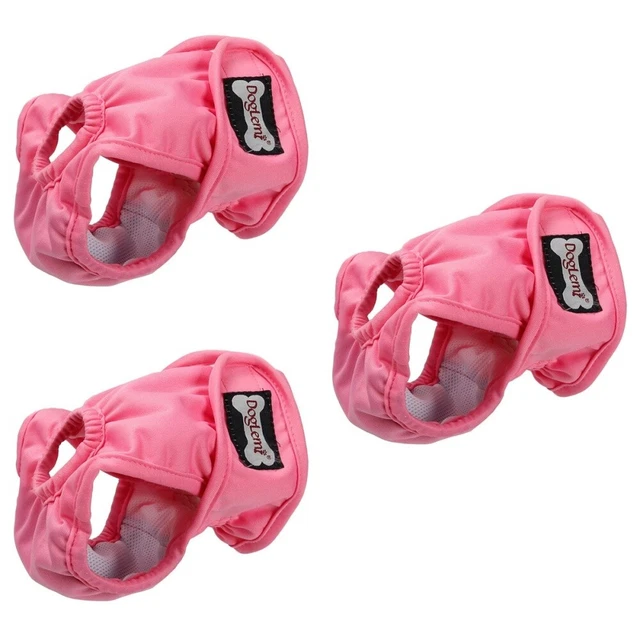 3 pcs diapers for dogs in heat Wiederverwendbare Hund Windeln Hund Hosen für Bit