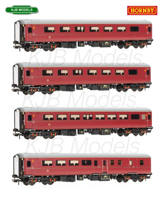 OO Gauge Hornby R40374 EWS Business Coach Pack (4x MK2 Coaches)