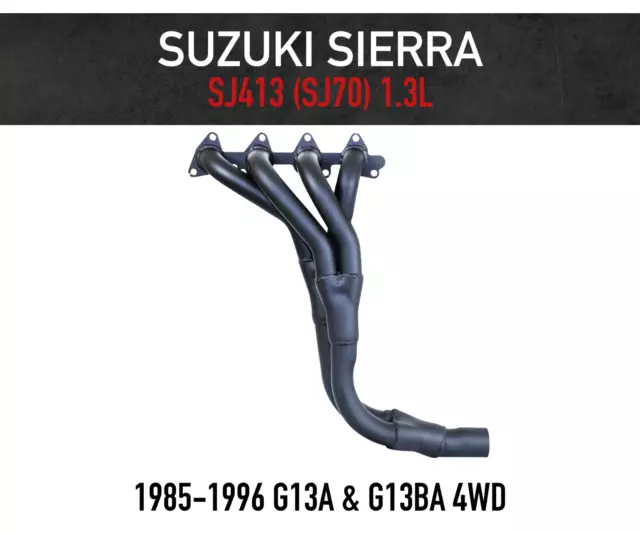 Headers / Extractors for Suzuki Sierra & Drover 4WD 1300cc + FREE GASKET