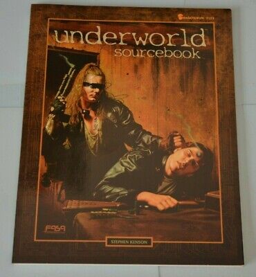 UNDERWORLD SOURCEBOOK for SHADOWRUN 2nd ed FASA softcover