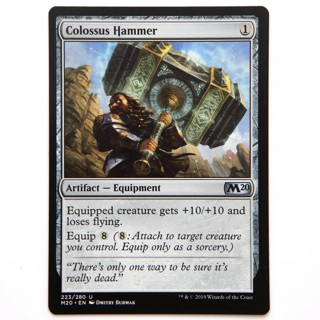 Colossus Hammer #223 Foil from Core Set 2020 (M20) MTG Proxy - magic -cardplus