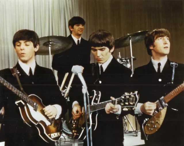 Beatles--Glossy 8x10 Color Photo