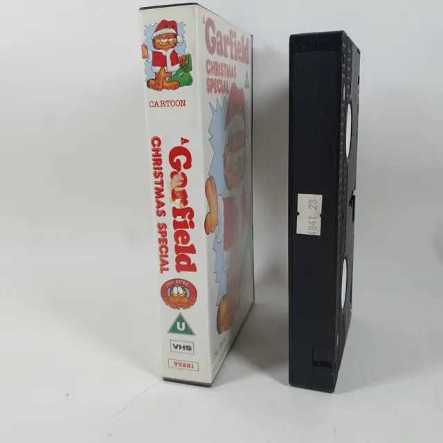 Garfield Christmas Special VHS Video Cassette Tape Special MIA Video 2