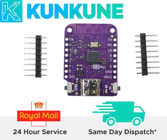C3 Mini V1.0.0 - Scheda IoT LOLIN WIFI Bluetooth ESP32-C3 FLASH 4 MB - UK