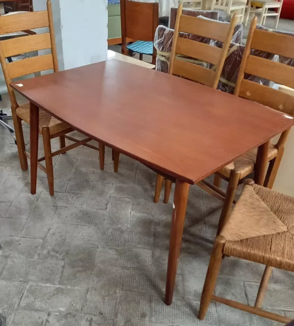 Tavolo Design Svedese , In Teak , Vintage Anni 50, Danish Design