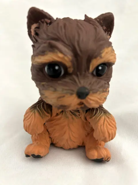 Rubber 4" Scotty Dog Makes Whimper Noise Figurine Toy - battery operated