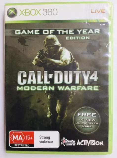 Call Of Duty 4 Modern Warfare XBOX 360 Game Of The Year Edition AUS PAL