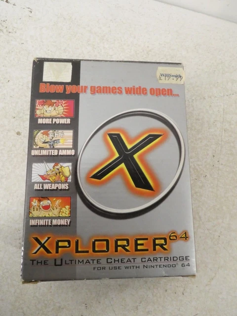 Nintendo 64 Xplorer 64 - Das ultimative Cheat Cartridge Spiel verpackt - B18