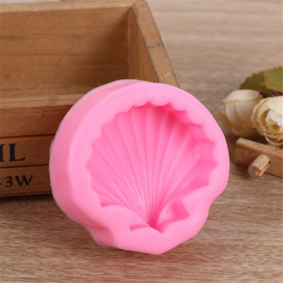 Fashion Big Sea Shell Shape 3D Silicone Fondant Cake Mold Tools Bakewares! 