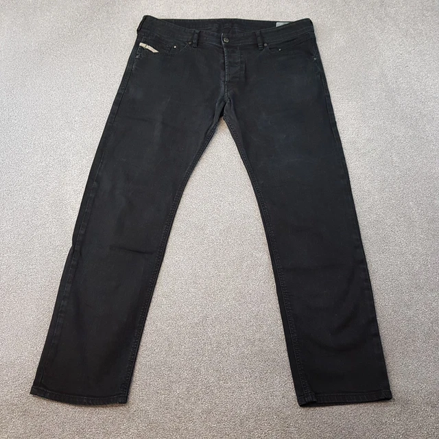 DIESEL MEN S JEANS BELTHER 0886Z W32 L32 Black Slim Tapered Denim Pant 59.99 PicClick UK