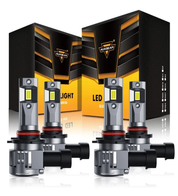 4x 9005 Canbus LED Headlight Bulbs 6500K For Can-Am Renegade 1000 500 800 800R