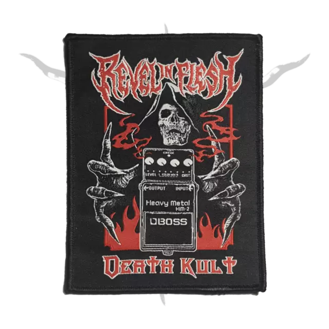 Revel In Flesh - Death Kult | Original Patch Death Metal Aufnäher Memorabilia