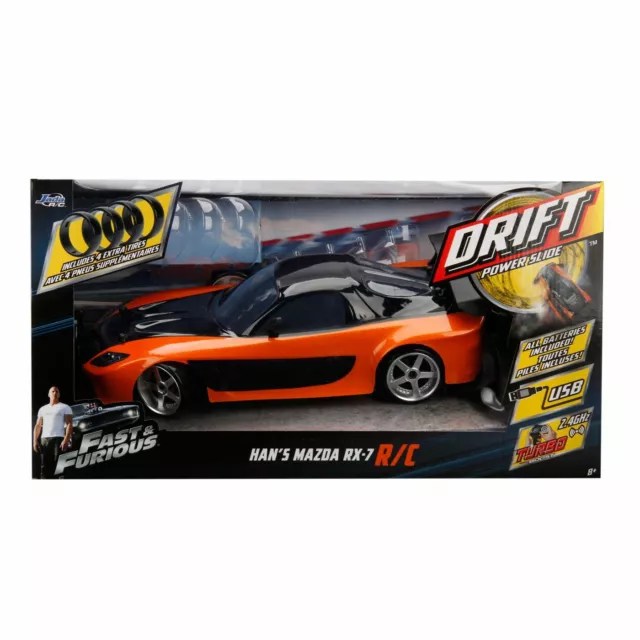 Toyota Supra 1/10 Scale RC Drift Remote Control Car R/C F9 Fast and Furious