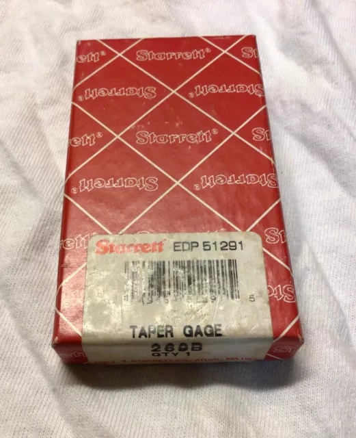 Starrett No. 269B Taper Gage