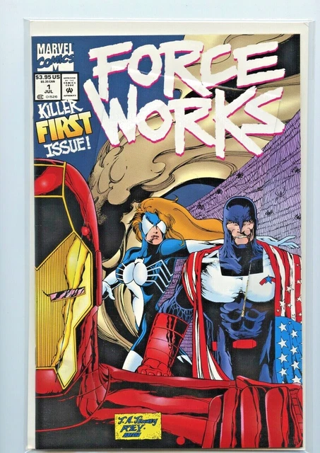 1994 Marvel Comics Force Works Lot/Run #1 2 3 4 5 6 7 - Iron Man - Vf/Nm To Nm