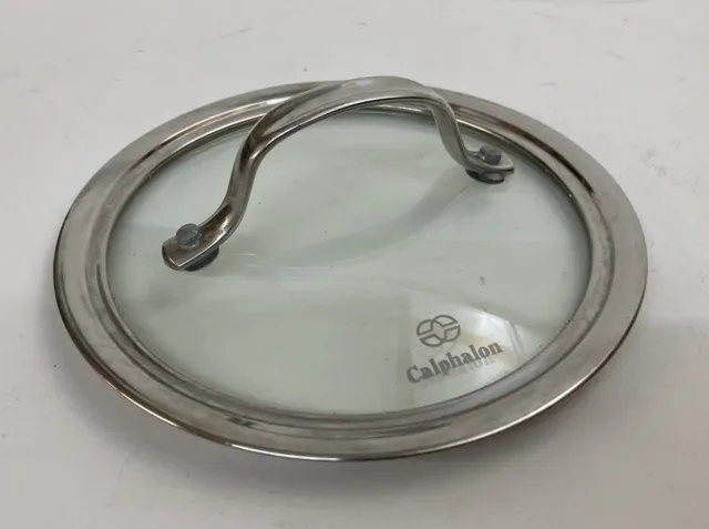Calphalon Williams Sonoma 6" ID / 7" OD Glass & Stainless Replacement Lid Only