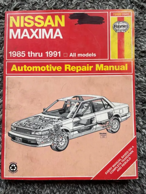 Haynes Repair Manual for 1985-91 Nissan Maxima