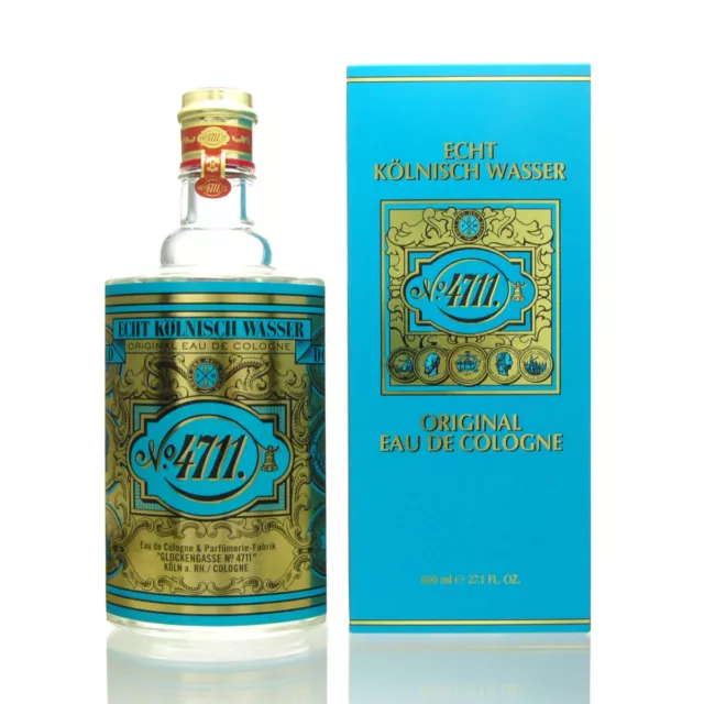 (51,19 EUR/l) 4711 Echt Kölnisch Wasser Eau de Cologne 800 ml EDC NEU OVP