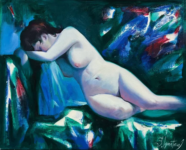 Sergey Ignatenko (1975) IN THE ICE - AMAZING - WOMAN PORTRAIT NUDE - AKT