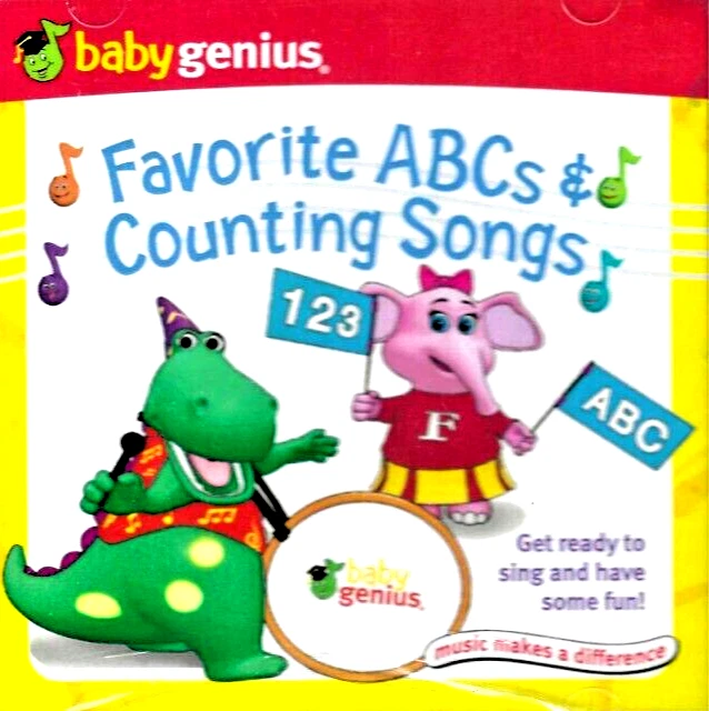 BABY GENIUS Favorite ABC's Counting Songs NEW! CD 15 Best of kids Songs ...
