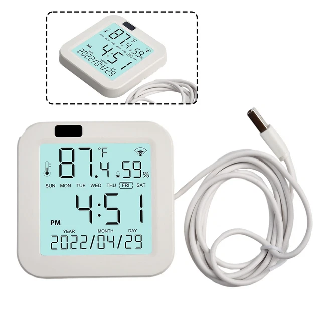 Sensor Temperature Humidity Hygrometer Thermometer Indoor Outdoor WIFI 2.4G