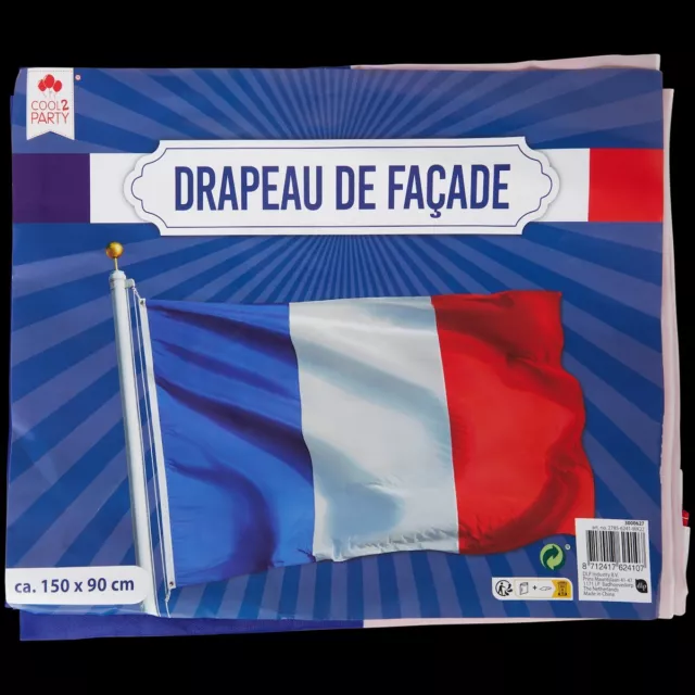 Accessoires Kit Supporters Football Équipe de France Coupe du Monde Drapeau  Bleu