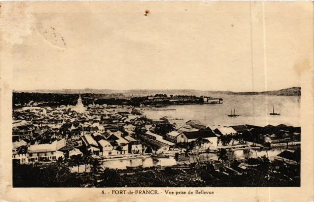 CPA Fort de France view taken by Bellevue MARTINIQUE (872249)