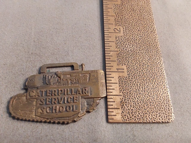 Watch Fob Cat Caterpiller Bulldozer Tractor Service School John Ziegler 1964