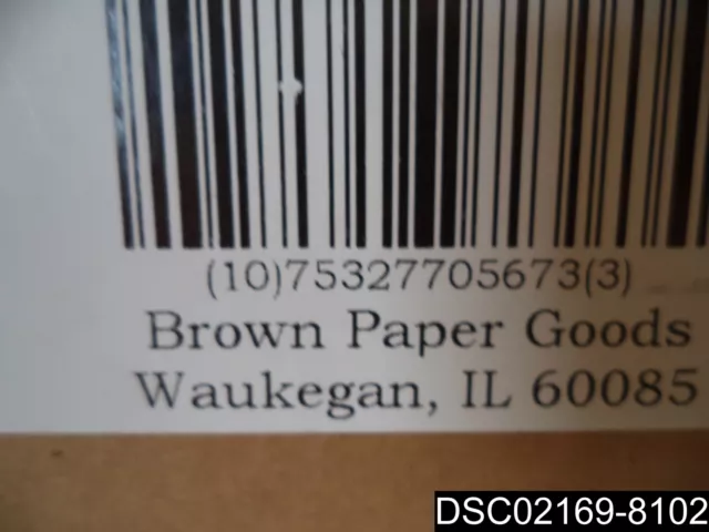 Qty= 1000: Brown Paper Goods 12P13, 7" X 3" X 12-3/4" Plain Standard Panel Bag 3