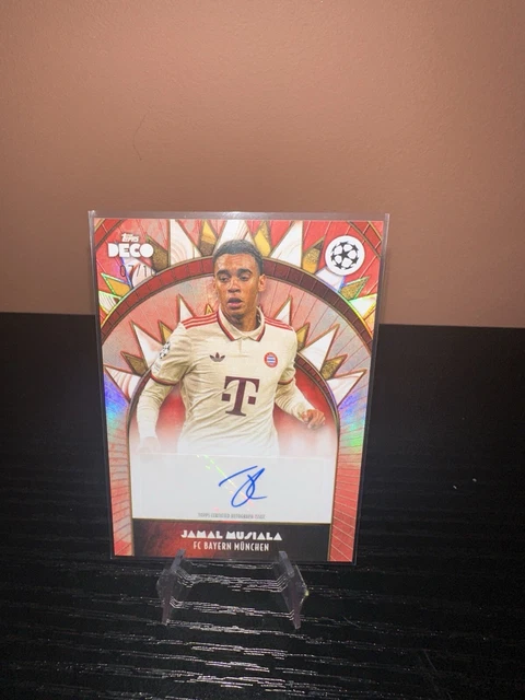 TOPPS DECO 24/25 Jamal Musiala Auto /10 £130.00 - PicClick UK
