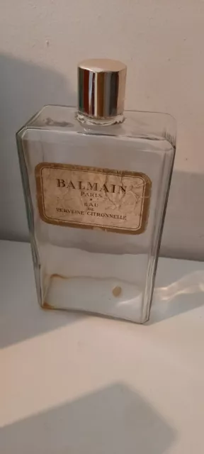 Old Balmain Lemongrass Eau De Verveine Bottle - Empty - Rare