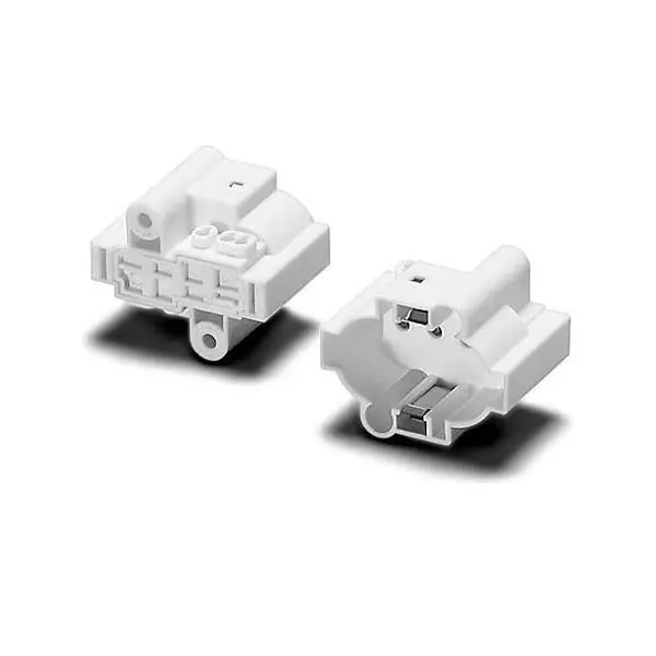 Montaggio Houben 2G7 109240 bianco portalampada attacco plastica