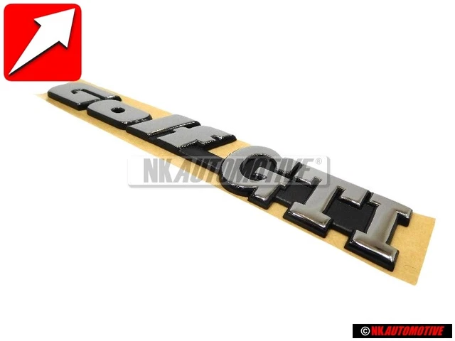 Genuine VW GOLF GTI Rear Badge Emblem Chrome - 1H6853687M GX2