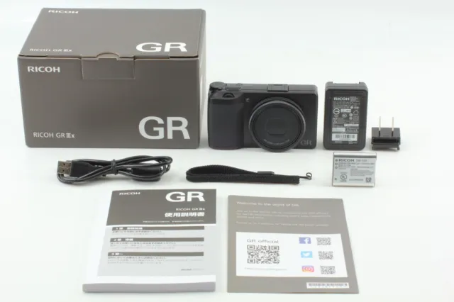 [Almost Unused] Ricoh GR IIIx 24.2MP Digital Compact Black APS-C Camera Japan 3