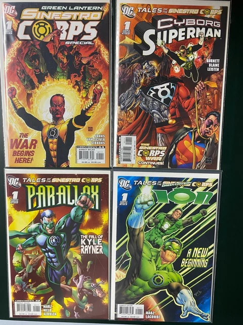 Green Lantern Set Sinestro Corps Movie Sequels VF/NM DC Comics 2010