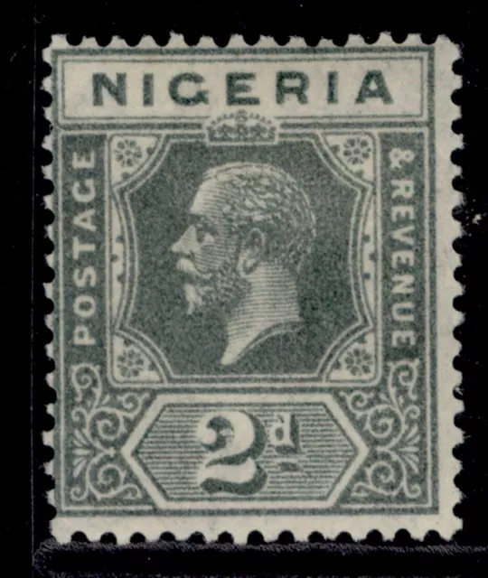 NIGERIA GV SG18a, 2d grey, M MINT. Cat £10. DIE II